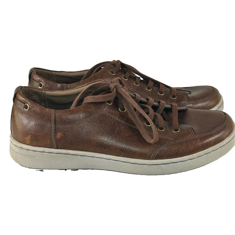 Dansko Vaughn Brown Leather Sneaker Shoes Lace Up Men EU 43 US 10
